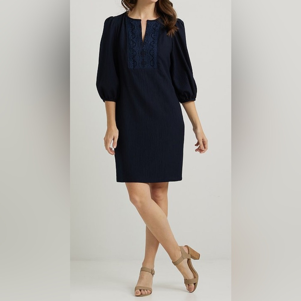 NWT JOSEPH RIBKOFF PUFF SLEEVE DRESS STYLE 222284 SIZE 4